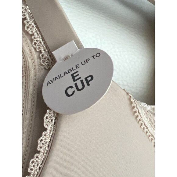 M&S Lingerie Women Almond Bra With Lace Detail Size 40D - Picture 9 of 11